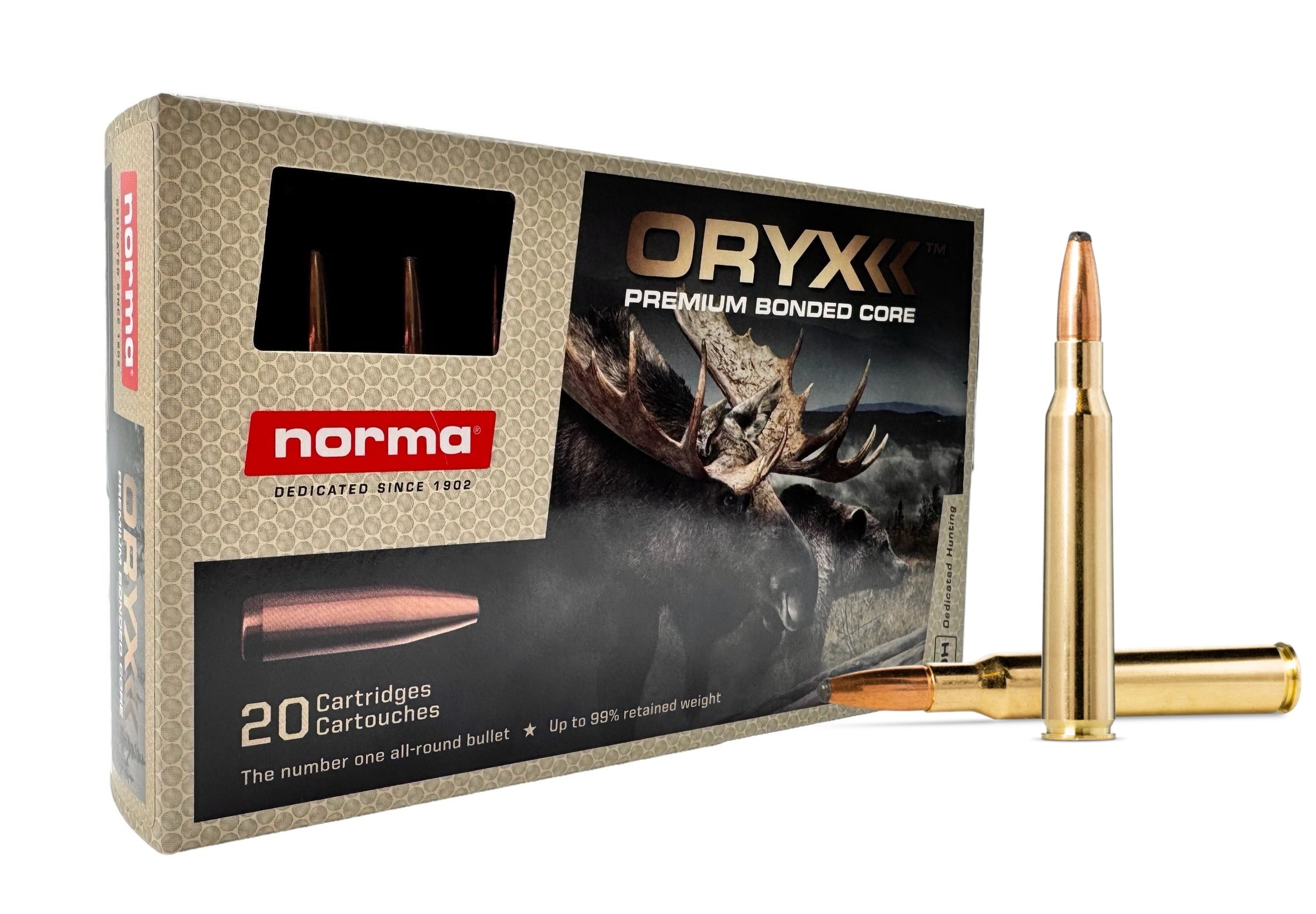7x64 Norma Oryx 11g/170gr golyós lőszer